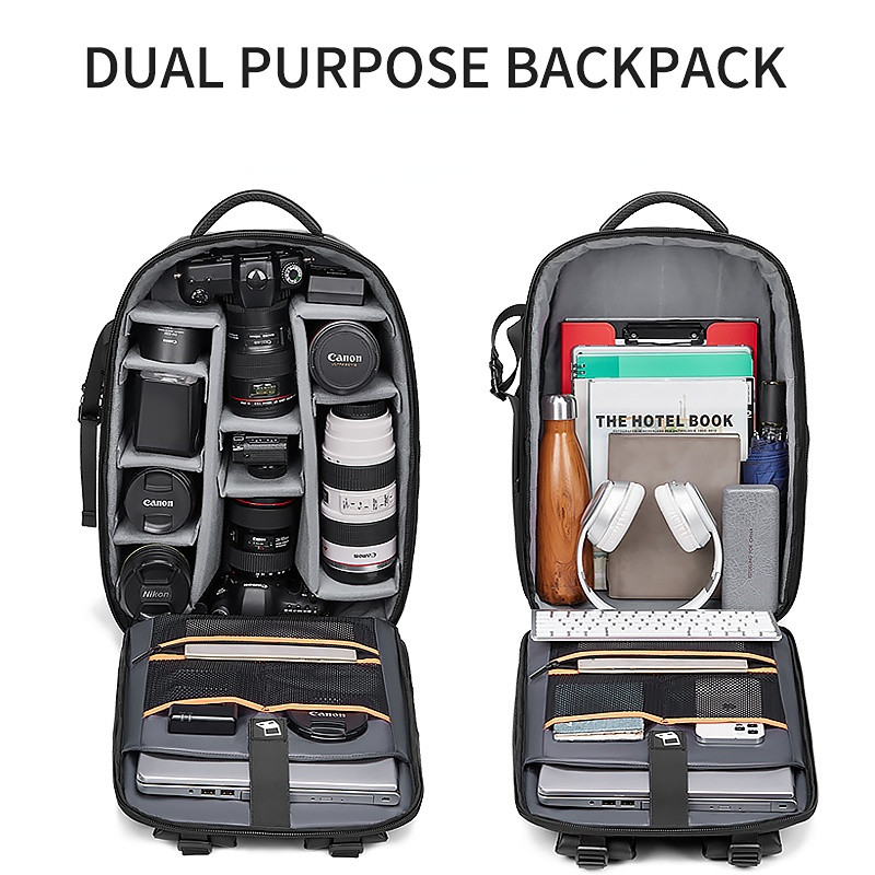 Large Capacity Camera Backpack Waterproof Photo Bag Professional Outdoor Drone Backpack For Canon Nikon SLR Lens Tripod Bag
