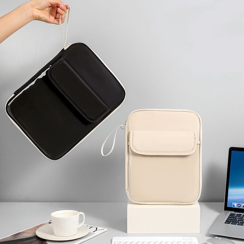 Large Capacity Tablet Storage Bag Organizer Waterproof Shockproof Portable Laptop Handbag 11/13inch iPad Pouch Briefcase