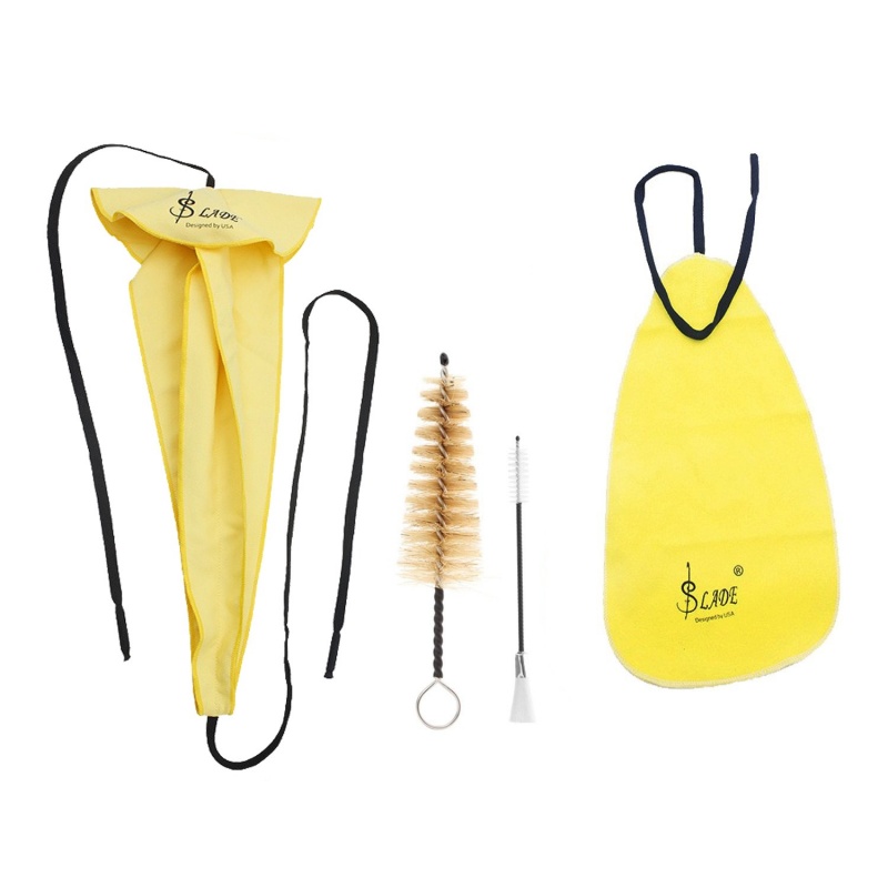 Saxophone Cleaning Set Accessory Cleaning Cloth Portable Sax Maintenance Cleaner Kits For Sax Trumpet Alto Tenor Clarinet Flute