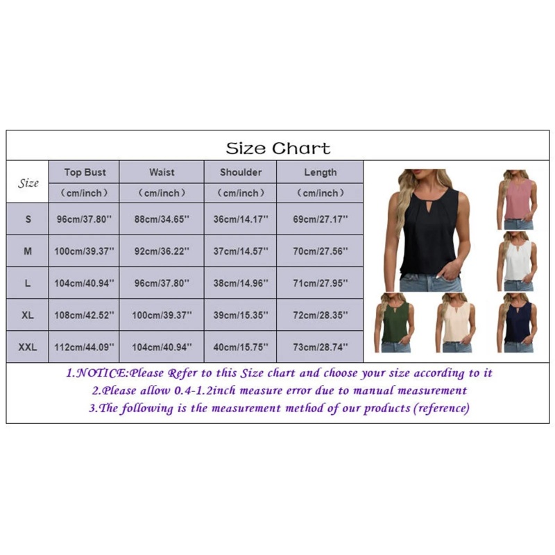 Women Casual Loose Tops Shirts Summer Tank Tops Sleeveless Crop Top Clothing Blouse Basic Tee Female T-shirts Clothes Streetwear