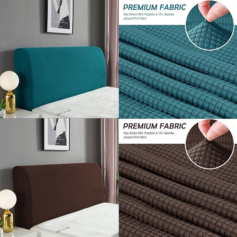 Simple And Modern Headboard Cover Bed Head Covers Thicken Elastic Bed Cover Back Protection Dust Cover For Home Hotel Bed Room