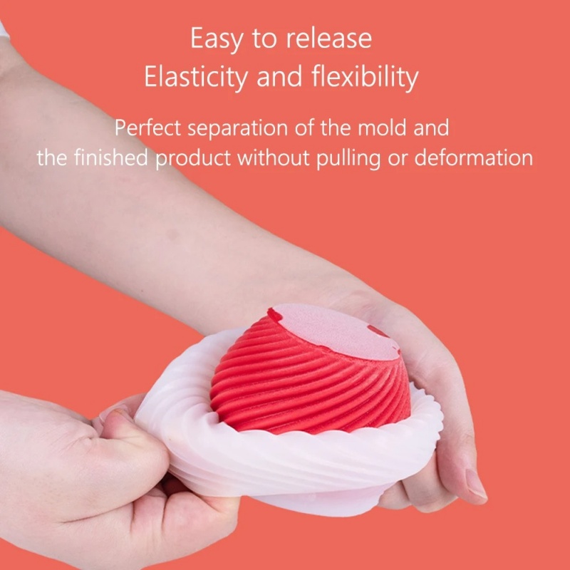 3D Spiral Apple Shape Mousse Cake Silicone Mold Dessert Making Mould for Christmas Valentines Day Holiday Baking Cooking Tools