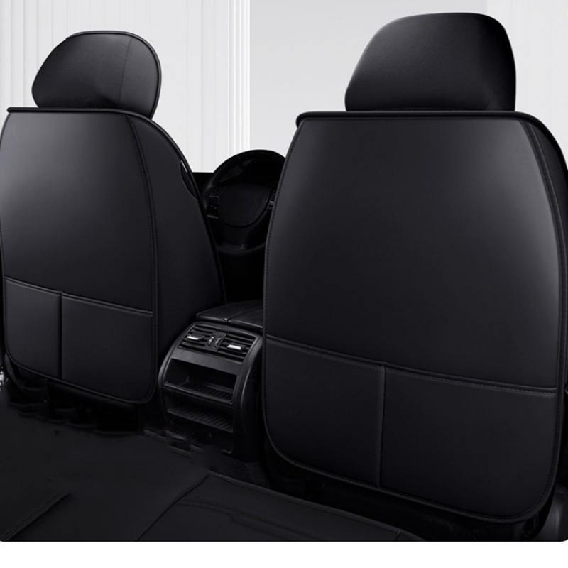 Luxury Full Protect Car Seat Cover Cushion Leather 5 Seat Front and Rear Auto Mat Four Seasons Sedan Van Universal Pad Anti-Slip