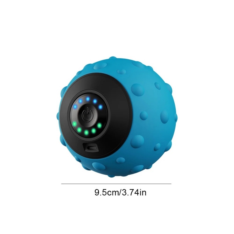 Electric Massage Ball Trigger Point Fascia Ball USB Rechargeable Finger Training Ball 5 Gear Ergonomic for Stress Relief
