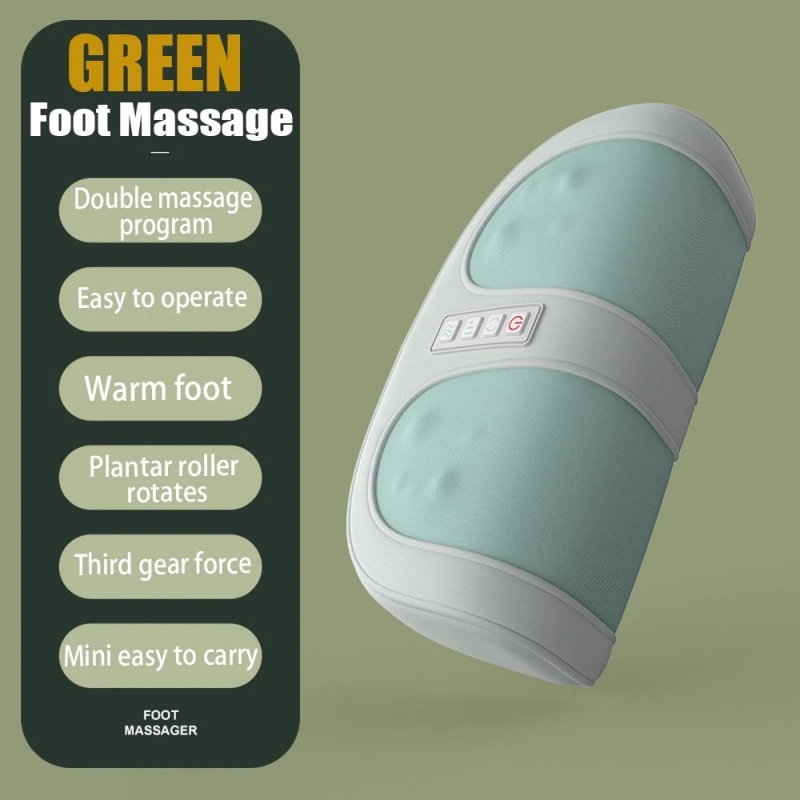 Electric Foot Massager Hot Compress Shiatsu Deep Kneading Therapy Relief Chronic Pain Muscle Tension Relaxing Health Care Device