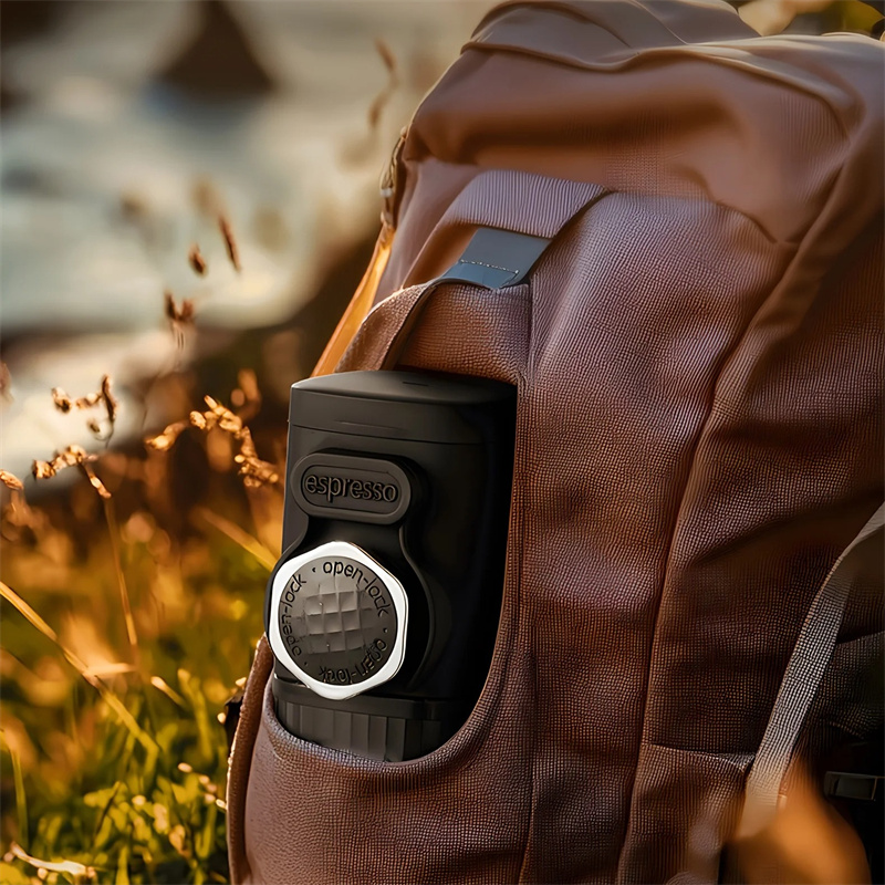Portable Hand Pressed Capsule Coffee Maker Italian Coffee Machine Concentrator Small Outdoor Capsule Machine Espresso Maker