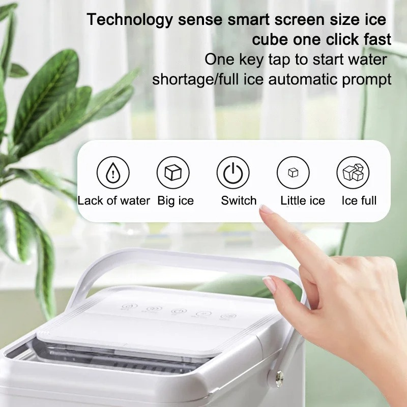 Portable Ice Cube Maker Countertop Ice Maker Machine 110v-220v Electric Commercial Home Restaurant Bar Ice Maker Machine