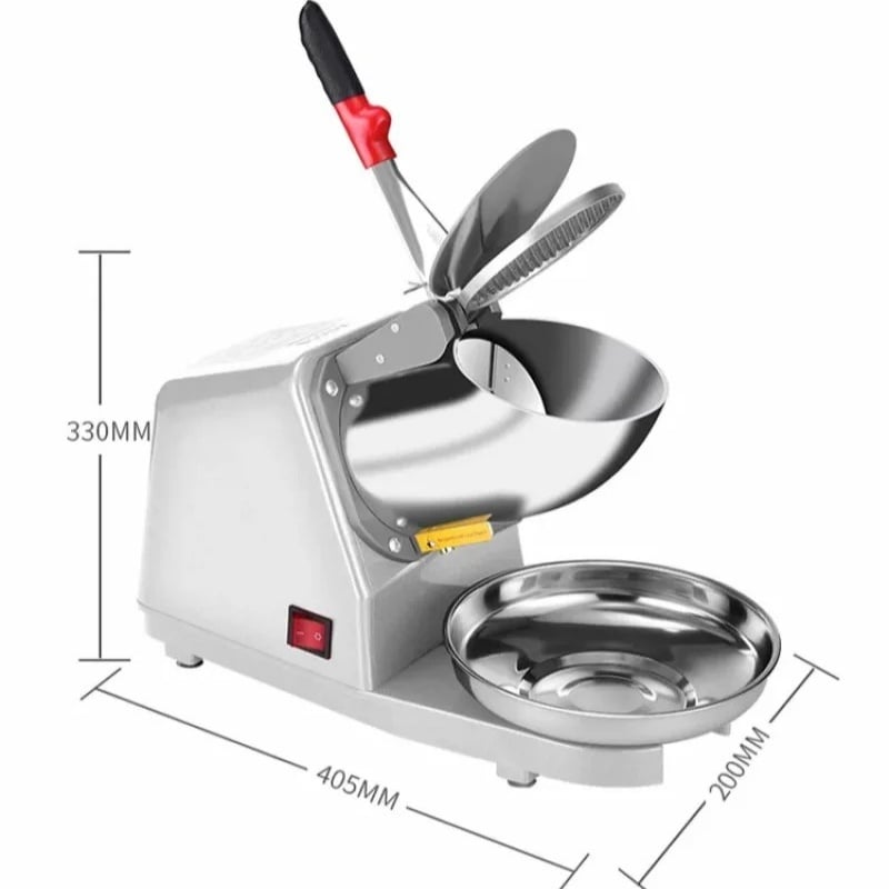 Electric Ice Crusher Shaved Ice Machine Upgrade Commercial Ice Machine Household Small Double-knife High-power Smoothie Machine