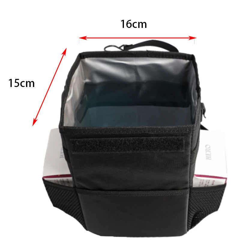 Portable Folding Car Organizer Storage Bag Car Trash Bin Cans Waterproof Oxford Cloth Garbage Holder Rubbish Cases Car Interior