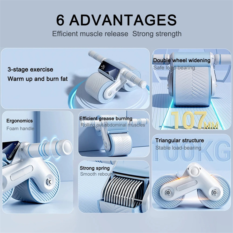 Abdominal Muscles Fitness Wheel Training Slimming Fitness Abs Roller Bodybuilding Abdominal Roller Wheel Belly Workout Equipment