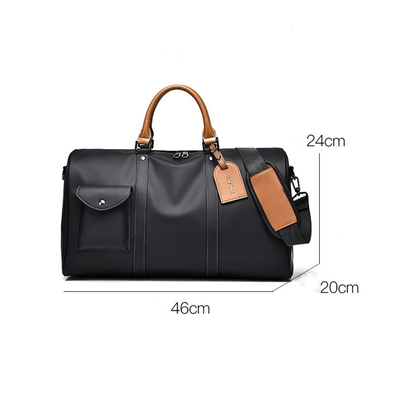 PU Leather Men Women Travel Bag Handbag Soft Leather Carry Hand Luggage Bags Large Capacity Travel Shoulder Bag Weekend Bags