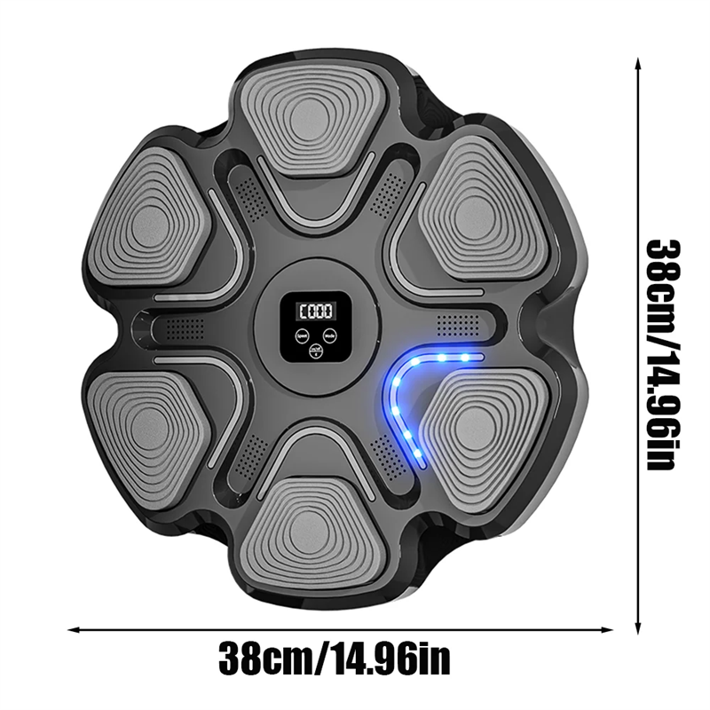 Music Boxing Machine Boxing Training Punching Equipment LED Lighted Smart Boxing Machine for Kids Adult Home Gym Boxing Exercise