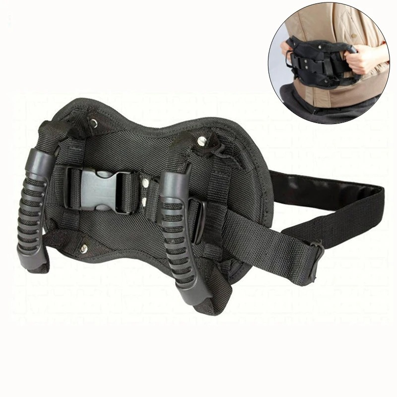 Motorcycle Safety Belt Rear Seat Passenger Adjustable Grip Grab Handle Non-slip Strap With Handle Bicycle Children Safety Harnes