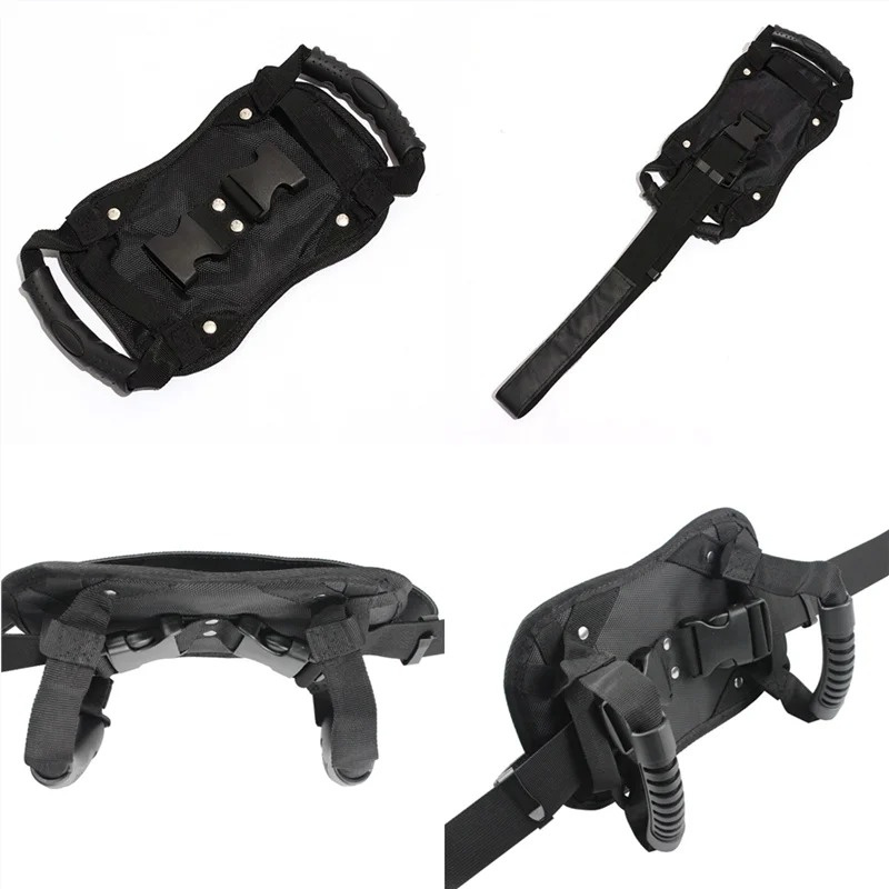 Motorcycle Safety Belt Rear Seat Passenger Adjustable Grip Grab Handle Non-slip Strap With Handle Bicycle Children Safety Harnes