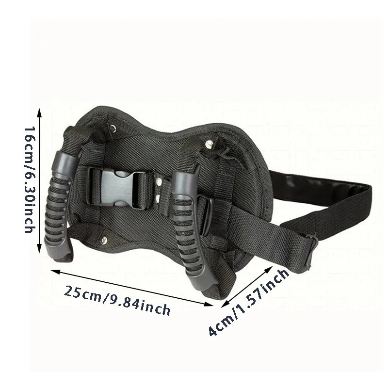 Motorcycle Safety Belt Rear Seat Passenger Adjustable Grip Grab Handle Non-slip Strap With Handle Bicycle Children Safety Harnes