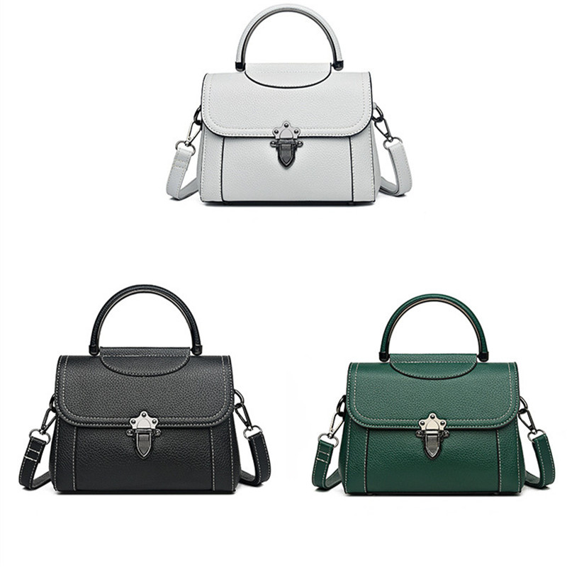 Luxury Designer PU Leather Women's Handbag Simple Messenger Crossbody Bag Small Square Bag Flap Tote Bags Ladies Shoulder Bag