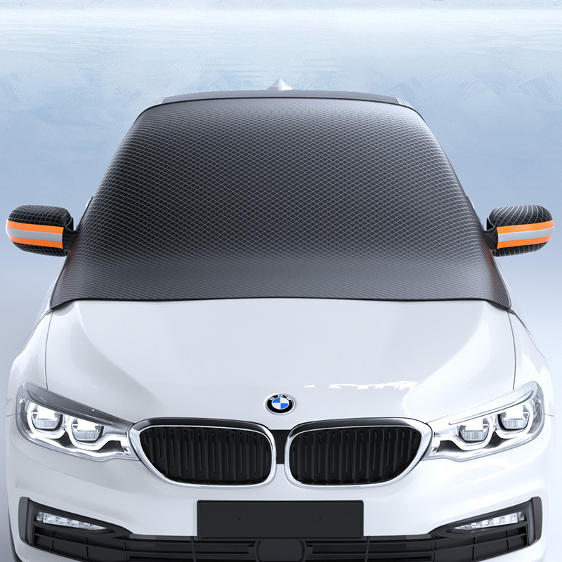 Magnetic Car Front Windscreen Cover Snowproof Windshield Snow Sun Shade Anti Frog Waterproof Protector Cover Car Accessories