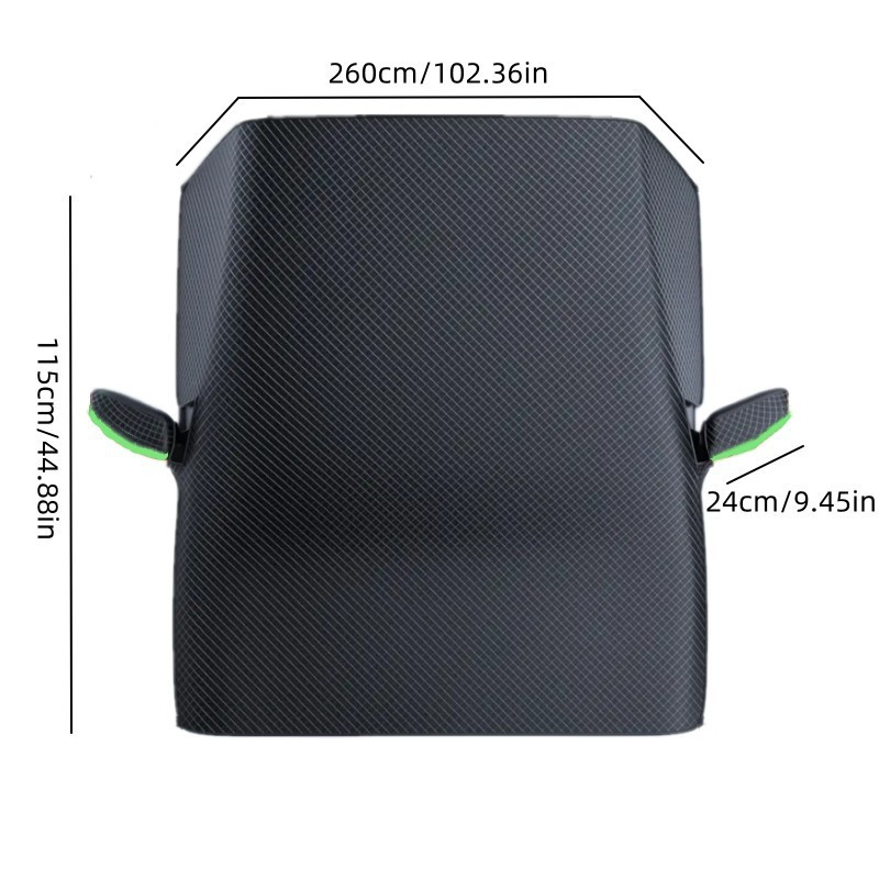 Magnetic Car Front Windscreen Cover Snowproof Windshield Snow Sun Shade Anti Frog Waterproof Protector Cover Car Accessories