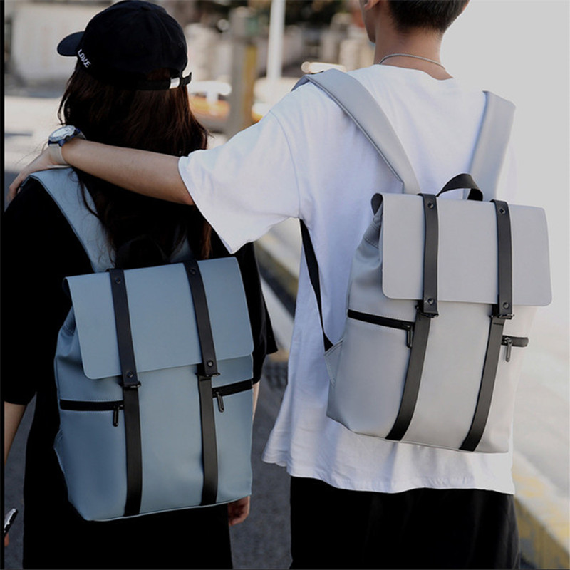 Vintage Waterproof Backpack Men PU Leather Travel Backpacks Rucksack Large Capacity Student School Book Bag Laptop Backpack Bags