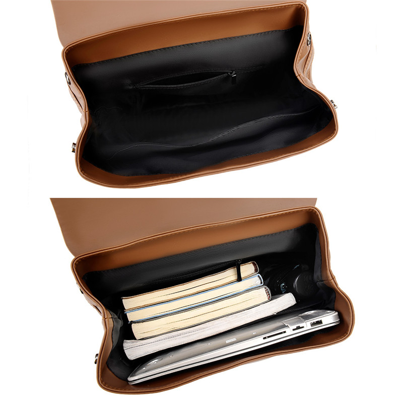 Vintage Waterproof Backpack Men PU Leather Travel Backpacks Rucksack Large Capacity Student School Book Bag Laptop Backpack Bags
