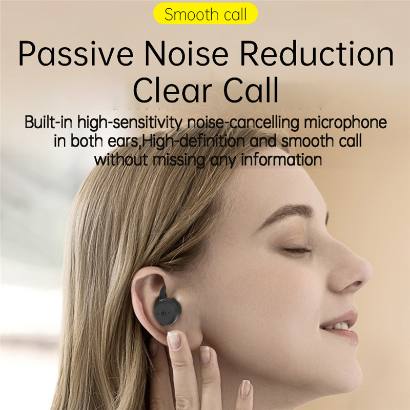 Swimming Waterproof Bluetooth Earphone Dual Wear Style Sport Wireless Headset TWS Ipx7 Earbuds Stereo Headphone With Mic