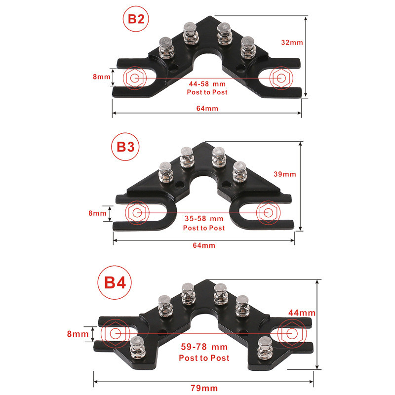 B2/B3/B4 Guitar Lock String Tuner Chrome Guitar String Butler Guitar Accessory Guitar String Winder Guitar Tuning Tool