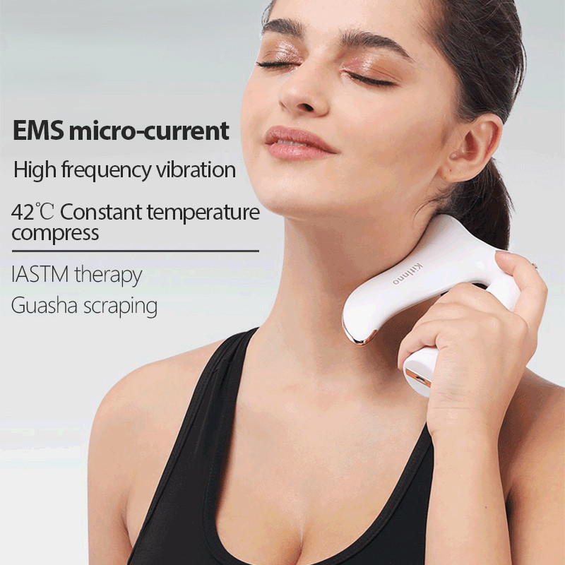 3 Levels Electric Guasha Scraper EMS Muscle Therapy Massager IASTM Massage Tool Adjustable Speed Deep Muscle Fascia Massager
