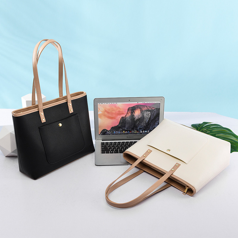 Women Laptop Bag Notebook Shoulder Bag for MacBook 13 14 15.6inch Laptop Sleeve Case Briefcase Handbag Tote Office Messenger Bag