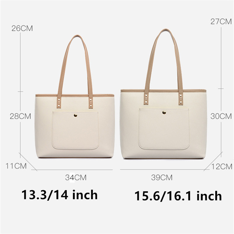 Women Laptop Bag Notebook Shoulder Bag for MacBook 13 14 15.6inch Laptop Sleeve Case Briefcase Handbag Tote Office Messenger Bag