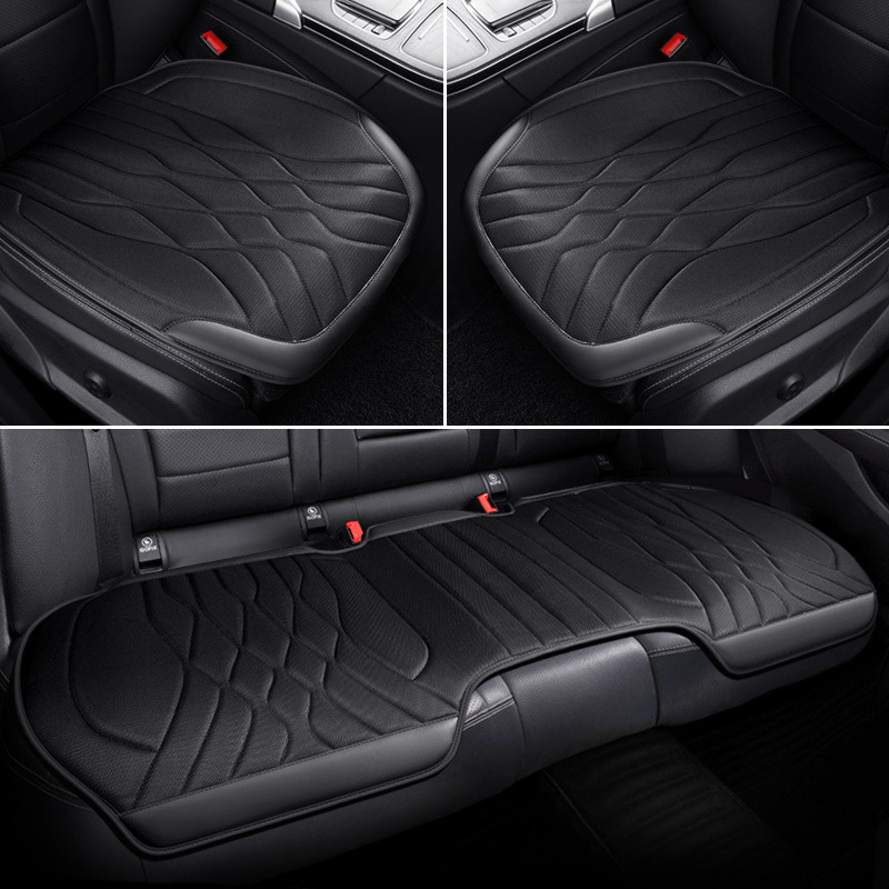 Four Season Car Seat Cover Set Ice Silk Seat Cushion Universal Breathable Seat Cover Protector Pad Auto Interior Accessories