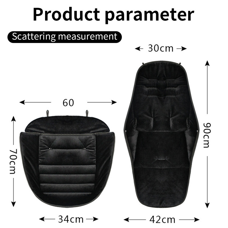 Baby Stroller Sleeping Bag Warm Stroller Foot Cover Universal Thickening Cushion Sleepsack Windshield Winter Out Windproof