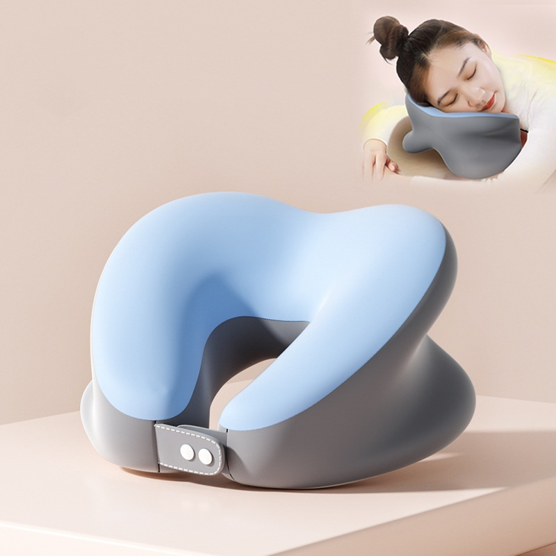 New U-Shaped Siesta Pillow Ergonomic Memory Foam Nap Pillow For Teenagers & Office Worker Neck Cervical Protection Relief Pillow