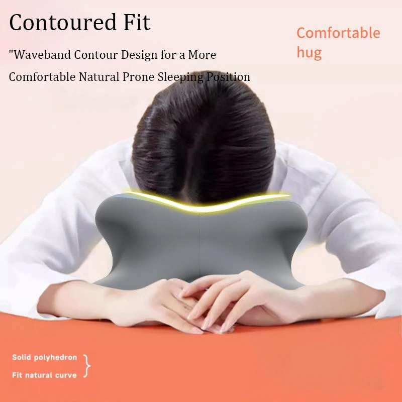 New U-Shaped Siesta Pillow Ergonomic Memory Foam Nap Pillow For Teenagers & Office Worker Neck Cervical Protection Relief Pillow