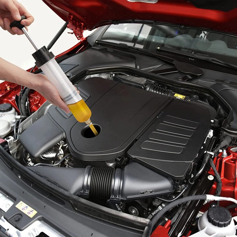 500CC Car Oil Extractor Pump Liquid Fluid Extraction Filling Syringe Transfer Hand Oil Change Evacuator Pump Automotive Tools