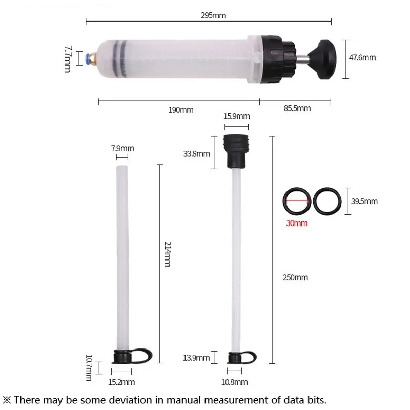 500CC Car Oil Extractor Pump Liquid Fluid Extraction Filling Syringe Transfer Hand Oil Change Evacuator Pump Automotive Tools