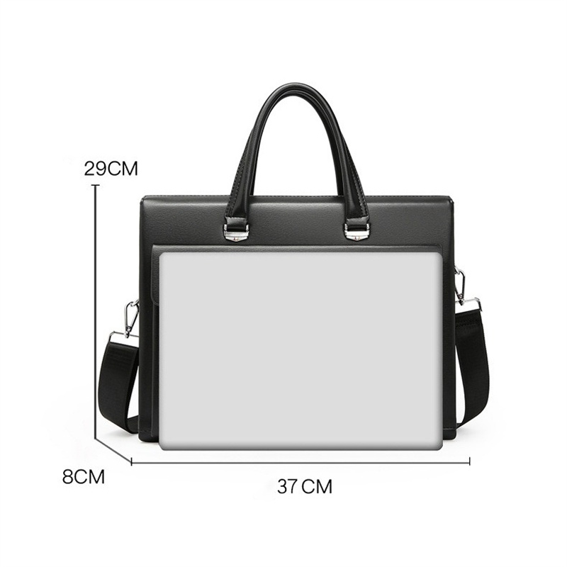 Luxury Briefcases Men Leather Designer Anti-theft Password Lock Tote Bag Business Office Laptop Handbag Shoulder Messenger Bag
