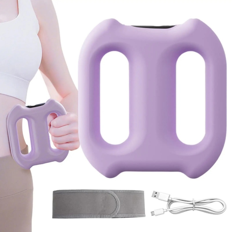 Electric Fascia Ring Massager Full Body Slimming Multifunctional Deep Tissue Vibration Massage with Belt for Muscle Relaxation