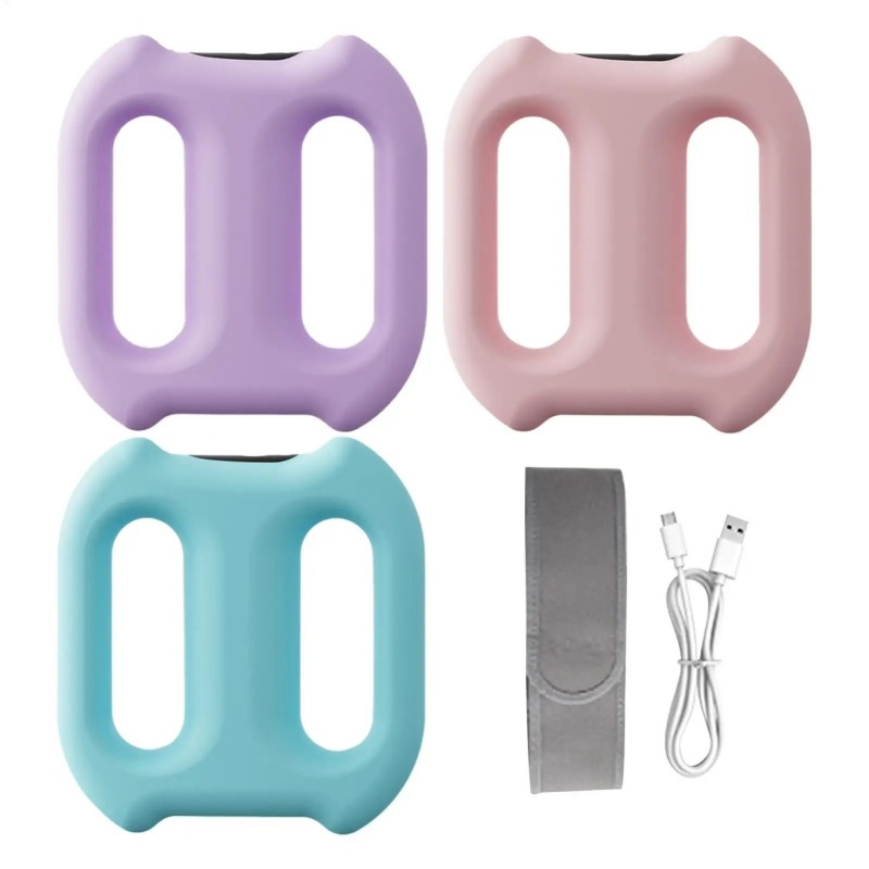 Electric Fascia Ring Massager Full Body Slimming Multifunctional Deep Tissue Vibration Massage with Belt for Muscle Relaxation