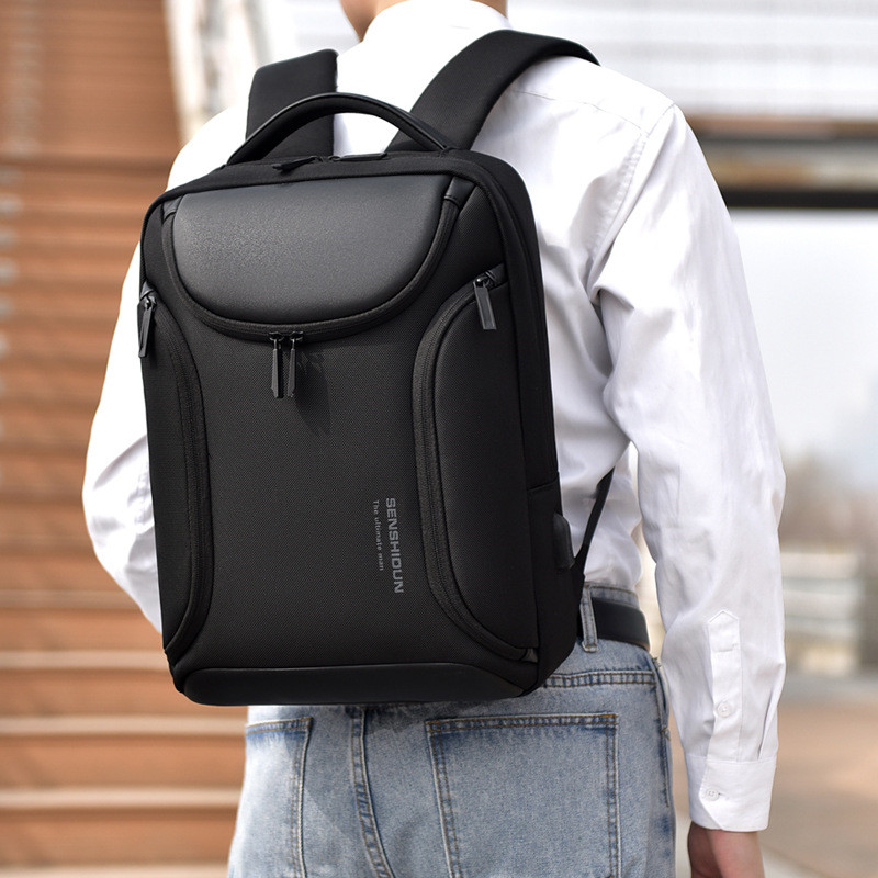 Men's Waterproof Backpack Casual Business Men Computer Backpack 15.6 Inch Laptop Bag Male Anti theft Travel Backpacks Rucksack
