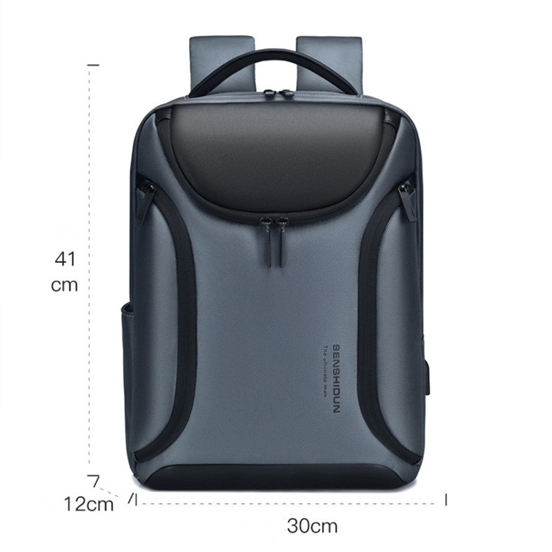 Men's Waterproof Backpack Casual Business Men Computer Backpack 15.6 Inch Laptop Bag Male Anti theft Travel Backpacks Rucksack