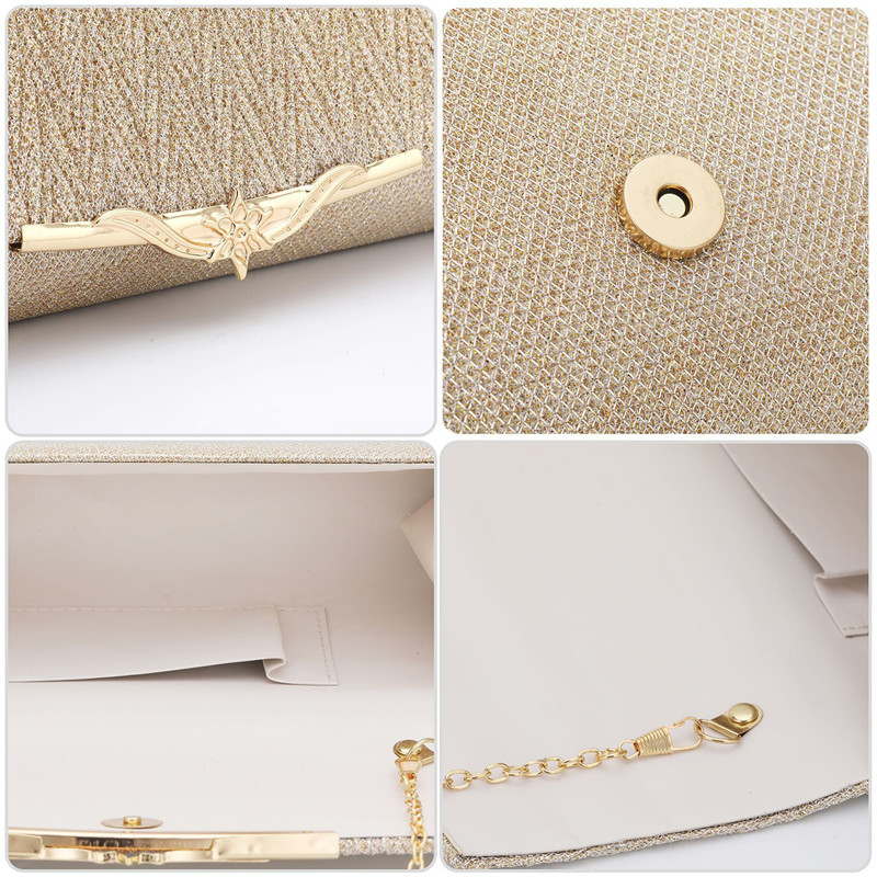 Luxury Clutch Bag Women High Quality Evening Bag Fashion Designer Wedding Purse and Handbag Phone Shoulder Crossbody Bag
