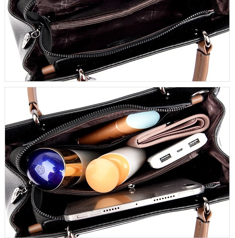 Ladies Fashion Handbag Shoulder Bag Purse Women Crossbody Leather Tote Bags Luxury Large Capacity Messenger Bag