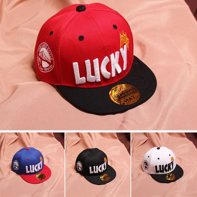 Kids Duck Tongue Hat Hip Hop Children Baseball Hats 3-10Year Boys Girls Letter Street Dance Peaked Cap Baby Outdoor Sun Visors