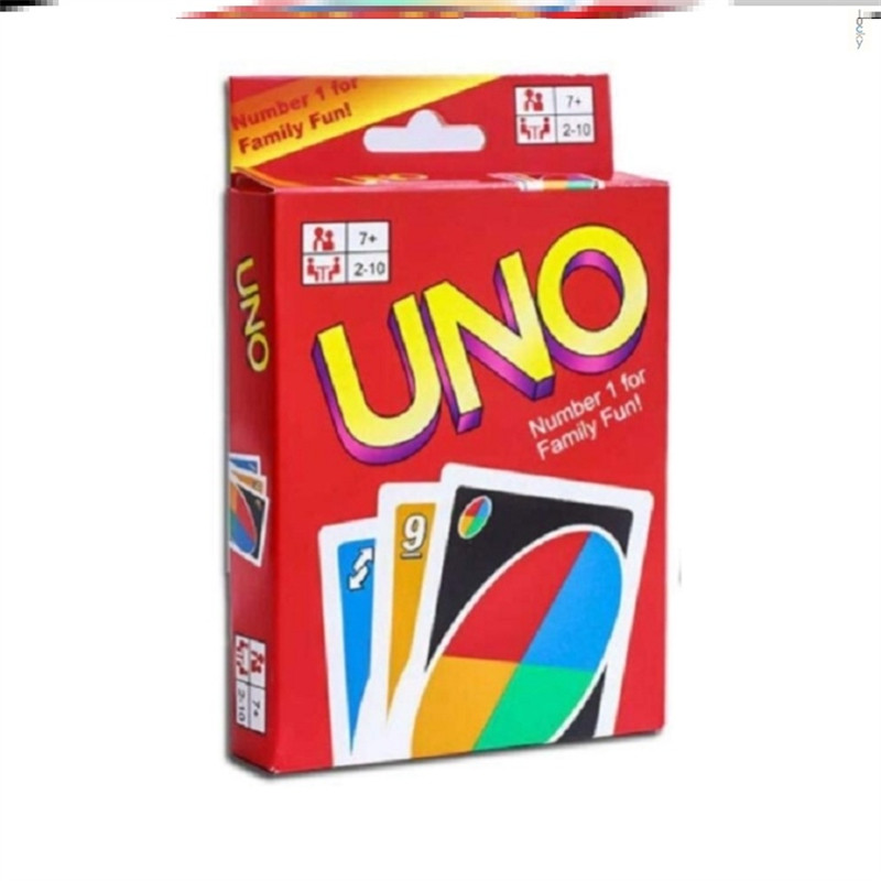 UNO-Wild Mattel Games Uno Family Card Game Genuine Party Creative Entertainment Board Game Cards Puzzle Game Funny Poker Gift