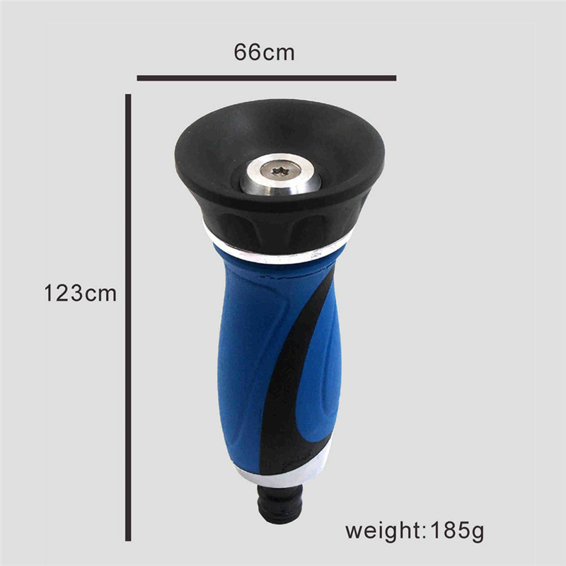 Garden Hose Nozzle Lawn Watering Sprinklers Irrigation Spray Adjustable Nozzles High Pressure Car Wash Water Spray Cleaning Tool