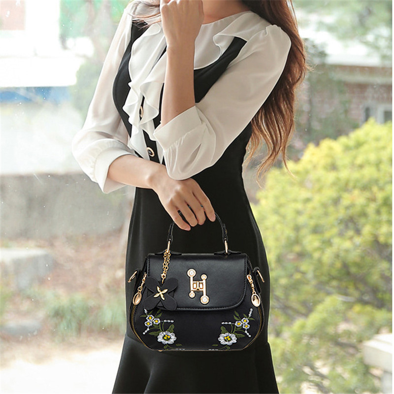 Women Handbag Fashion PU Leather Messenger Shoulder Bag Designer Luxury Crossbody Bag Women Top-handle Bags Ladies Tote Bag