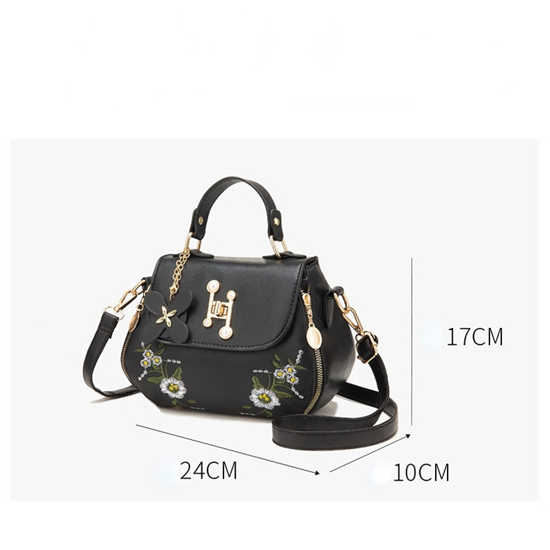 Women Handbag Fashion PU Leather Messenger Shoulder Bag Designer Luxury Crossbody Bag Women Top-handle Bags Ladies Tote Bag