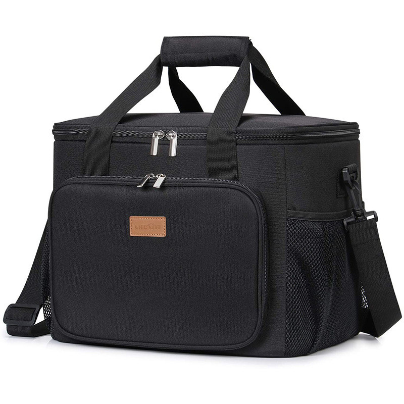 Large Capacity Oxford Lunch Bags for Women Men Thermal Lunch Box Leakproof Soft Cooler Tote Bag Oxford Cloth Handbag for Picnic