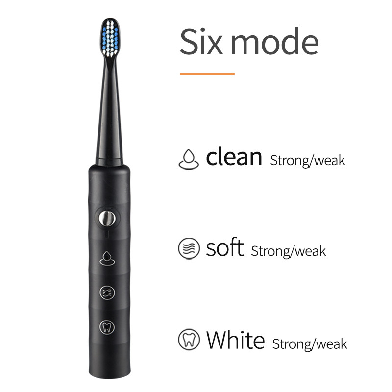 Powerful Ultrasonic Sonic Electric Toothbrush USB Rechargeable Tooth Brush Washable Electronic Waterproof Whitening Teeth Brush