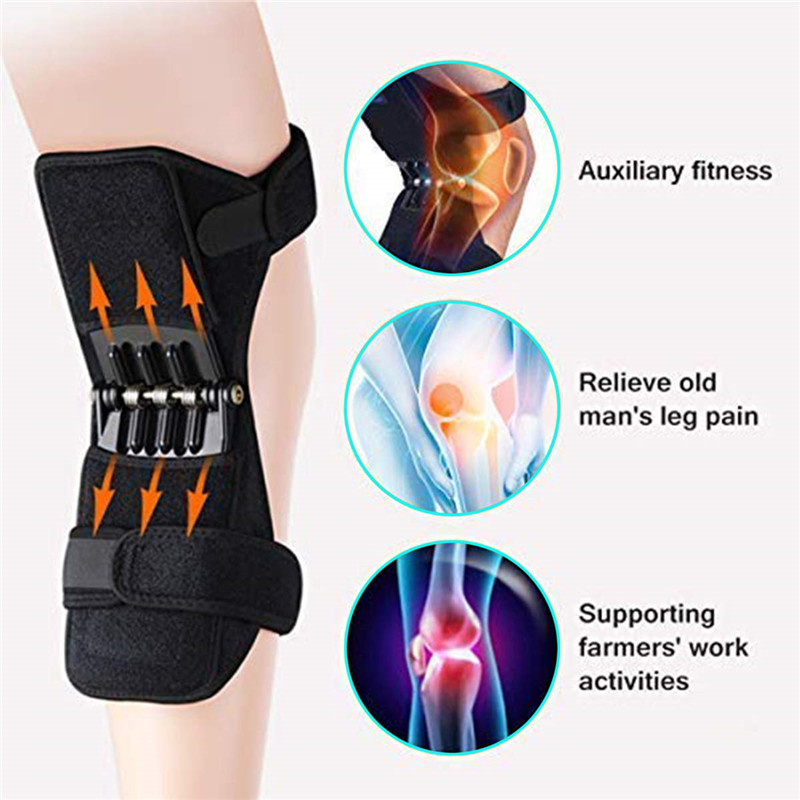 1 Pair Joint Support Knee Pads Breathable Climbing Pad Support Knee Pads Powerful Rebound Stabilizer Knee booster Knee Protector